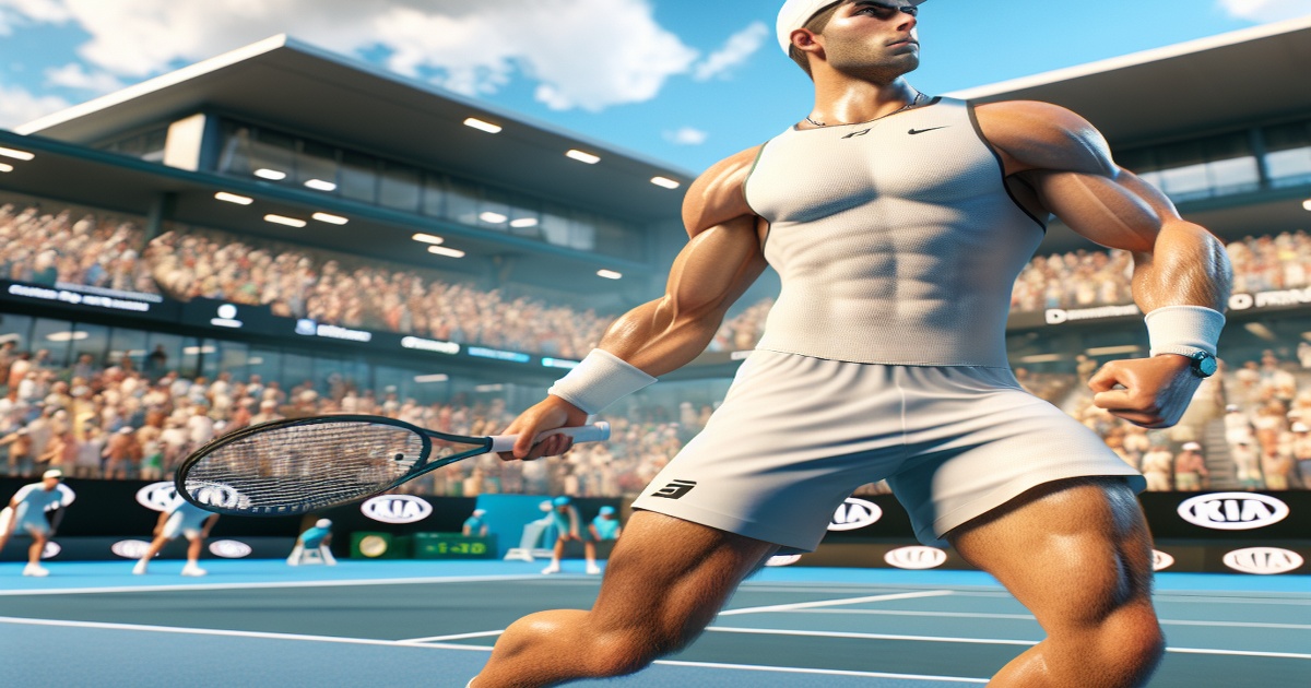 Main image to the post De Minaur Dominates in Australian Open Opener, Aims for Deep Run