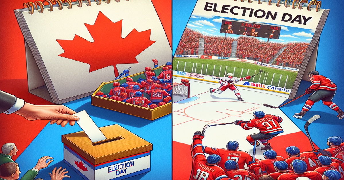 Main image to the post NHL Playoff Schedule Avoids Election Day Conflict, Ensuring Canadian Fans Can Enjoy Both