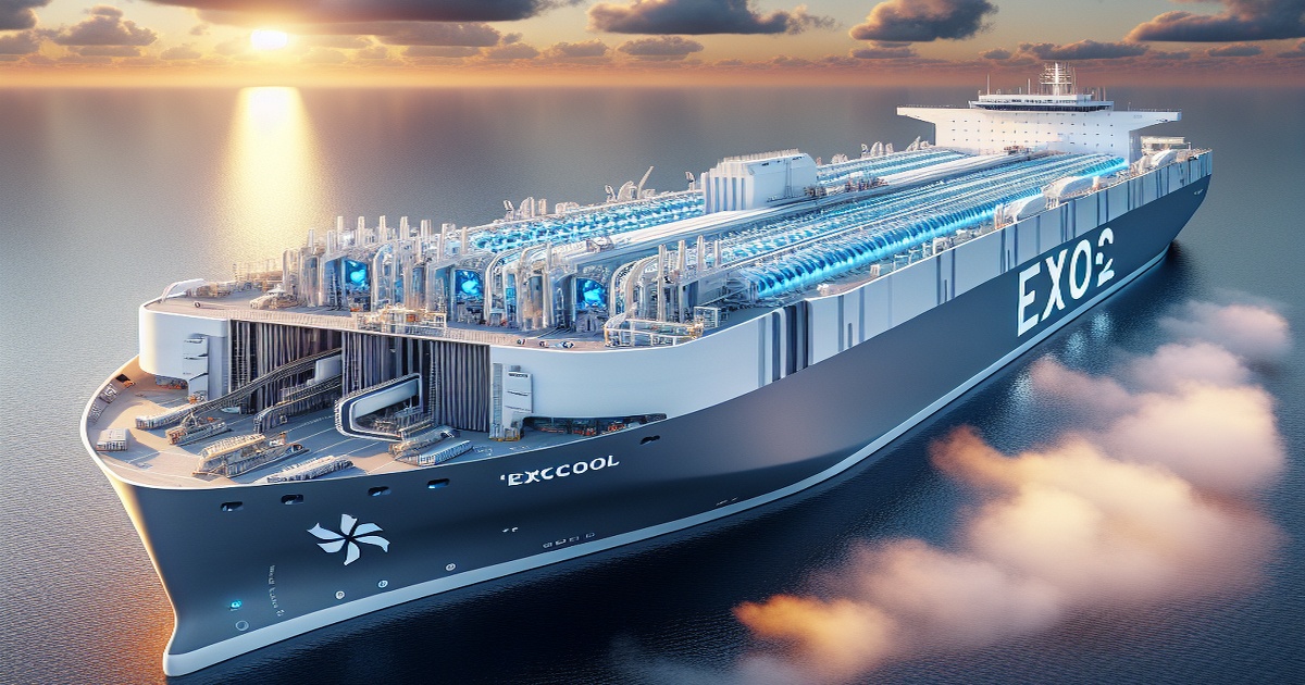 Main image to the post Japan Unveils World's First Liquefied CO2 Transport Ship, "Excool," for Carbon Capture and Storage