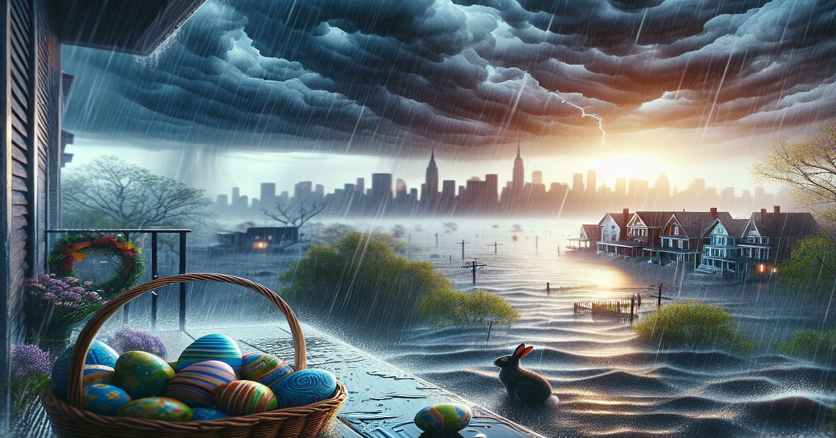 Main image to the post Severe Weather Threatens Millions on Easter Sunday, Causing Flooding and Fatalities