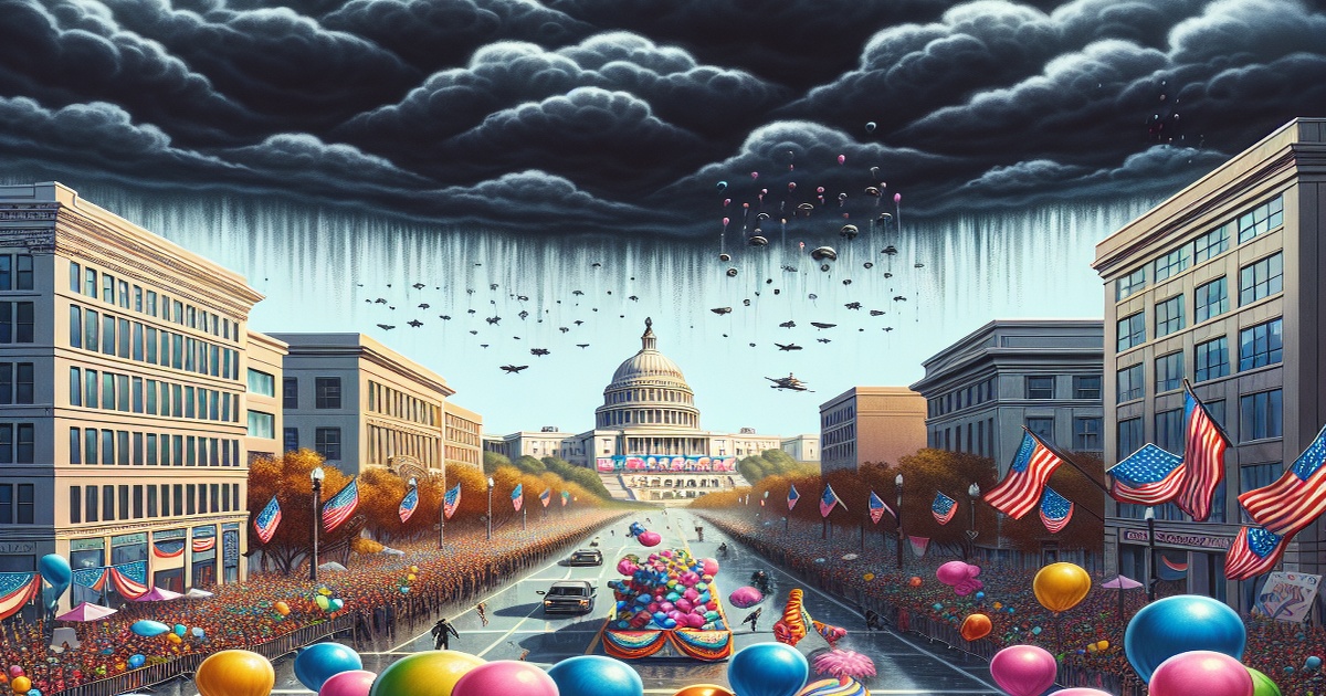 Main image to the post Thunderstorms Could Dampen Trump's Birthday Parade in D.C.