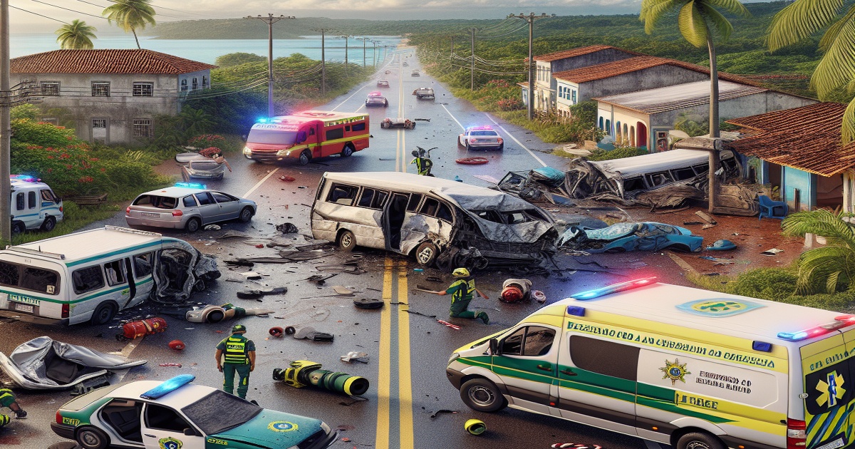 Main image to the post Devastating Road Accident in Teofilo Otoni, Brazil, Leaves 38 Dead and 13 Injured