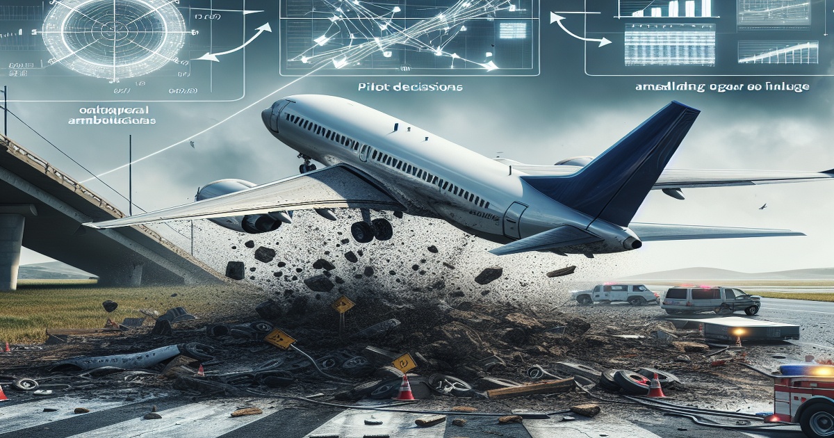 Main image to the post Investigation Focuses on Embankment, Pilot Decisions, and Landing Gear Failure