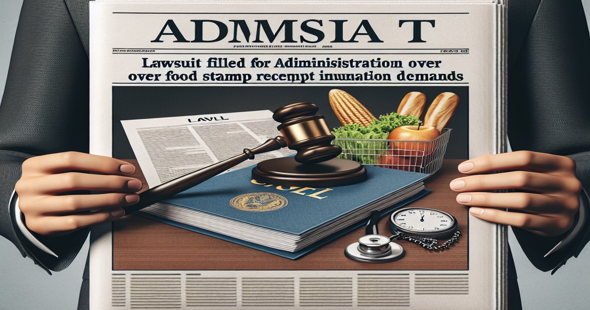 Main image to the post Lawsuit Filed Against Trump Administration Over Food Stamp Recipient Information Demands
