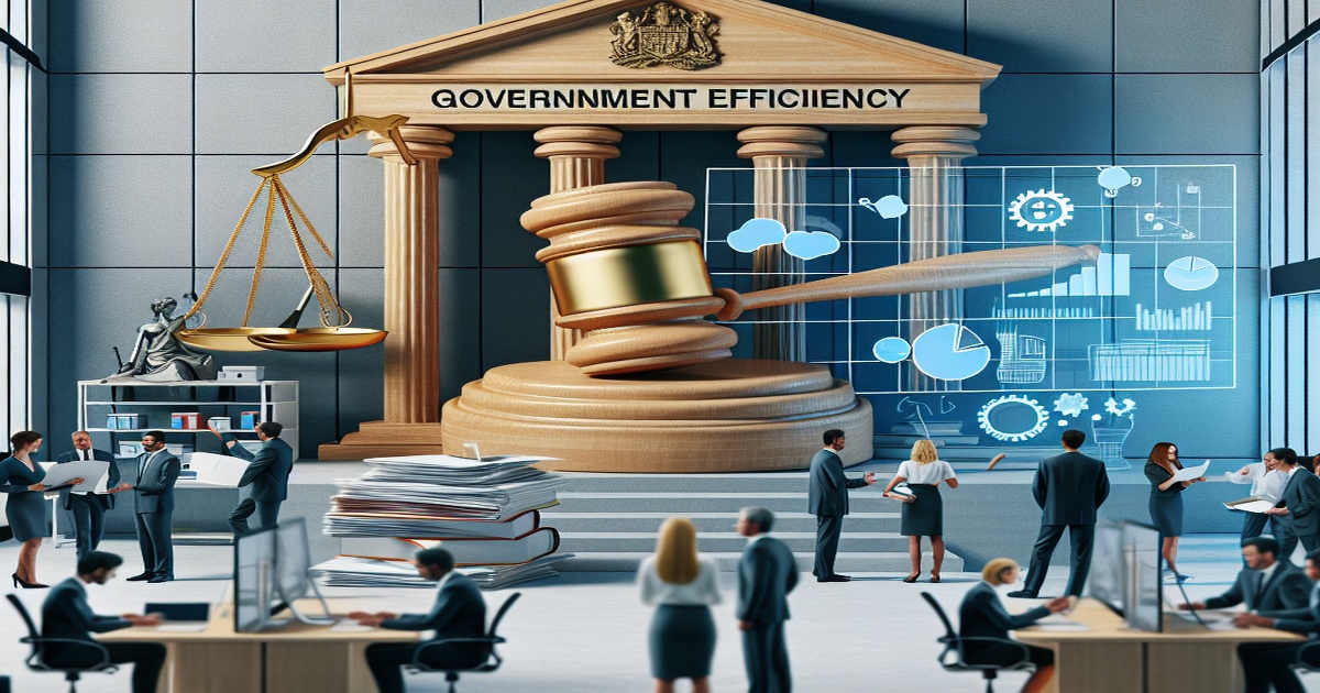 Main image to the post Lawsuits Challenge Trump's New Department of Government Efficiency