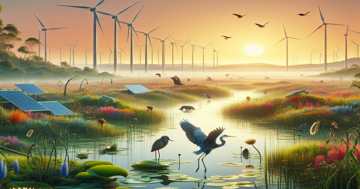 Main image to the post Balancing Renewable Energy with Environmental Protection in a Fragile Wetland