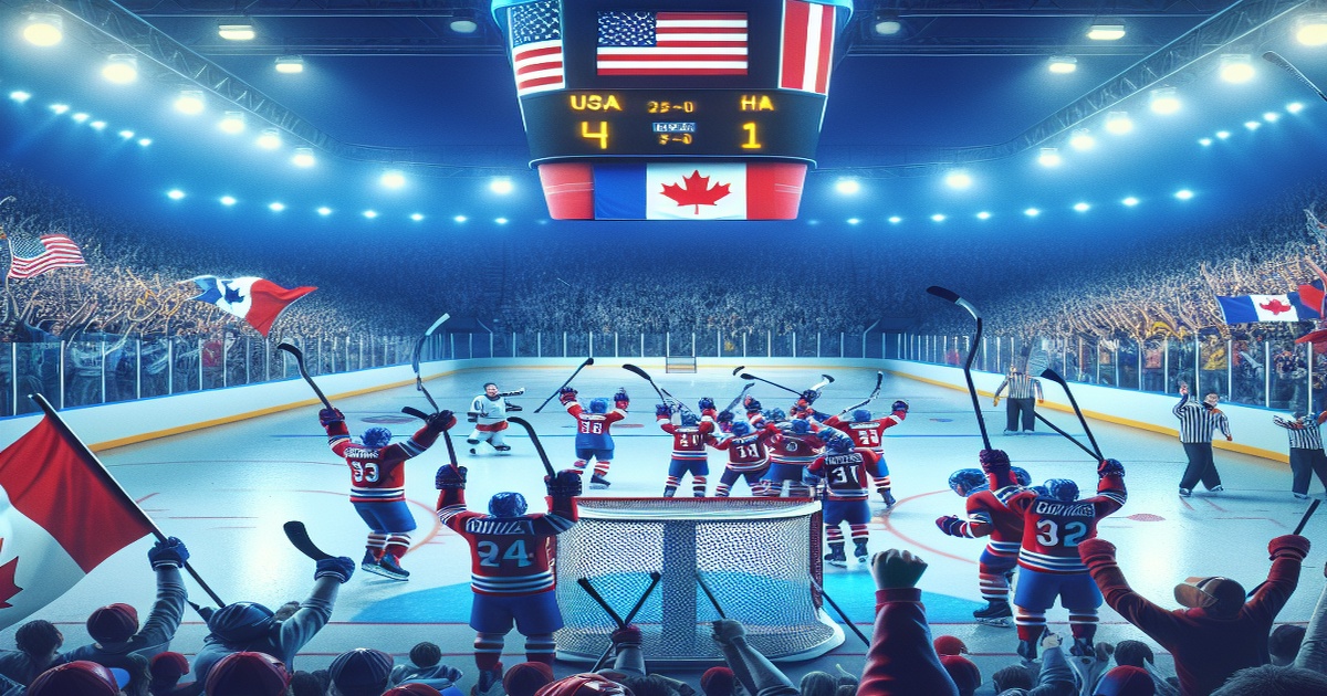 Main image to the post USA Defeats Canada 4-1 to Win Group A at World Juniors