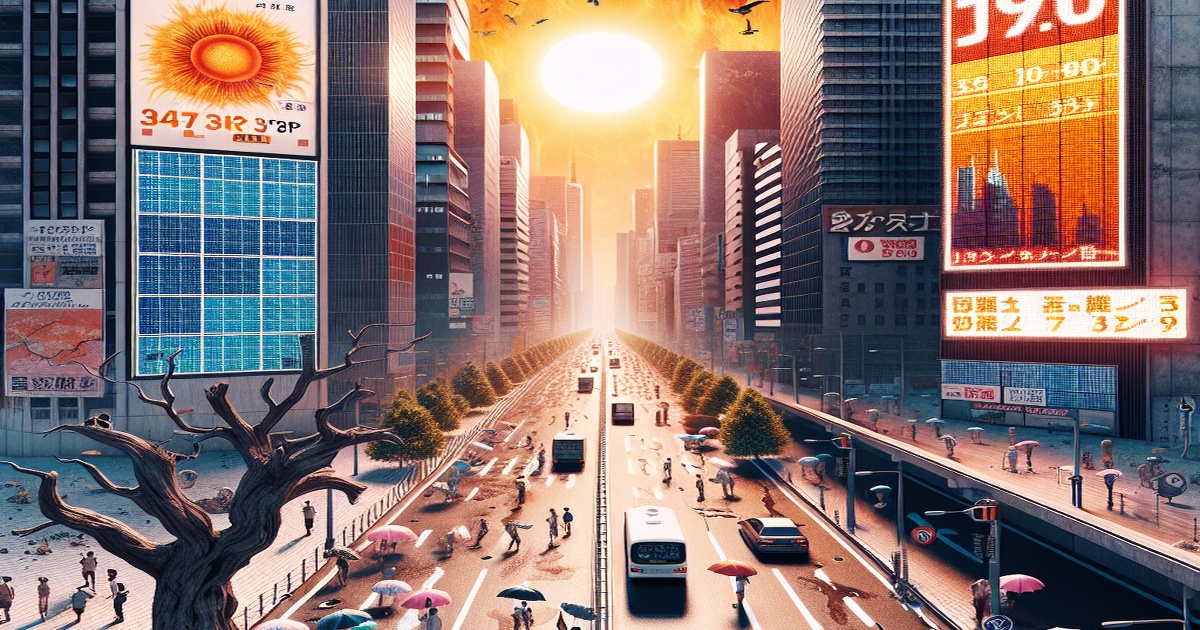 Main image to the post Japan Records Hottest Summer on Record, Tying with Last Year