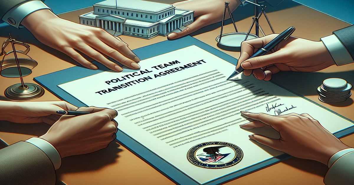 Main image to the post Trump Team Signs Transition Agreement Amidst Ongoing Negotiations with Justice Department and GSA