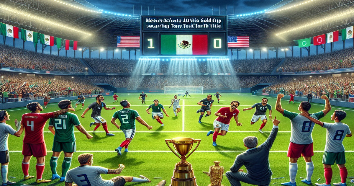 Main image to the post Mexico Defeats US to Win Gold Cup, Securing Tenth Title