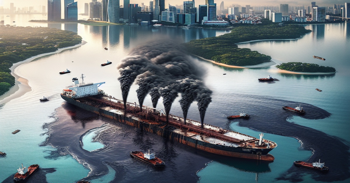 Main image to the post A Collision with Devastating Consequences for Singapore's Waters and Environment