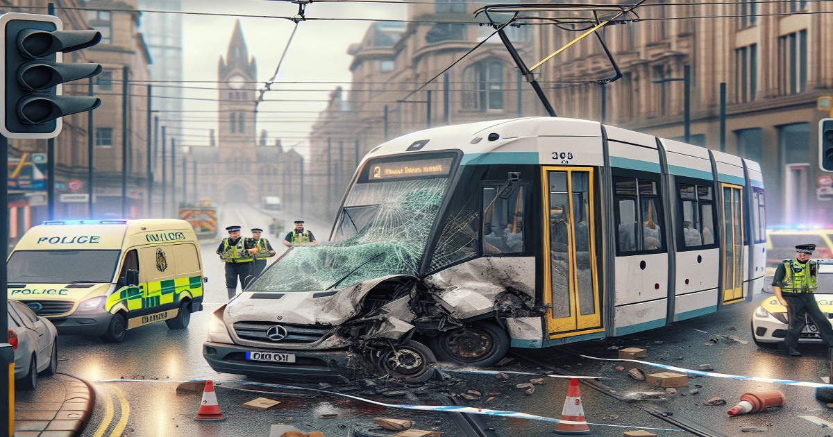Main image to the post Man Charged in Fatal Collision Involving Tram and Van in Manchester