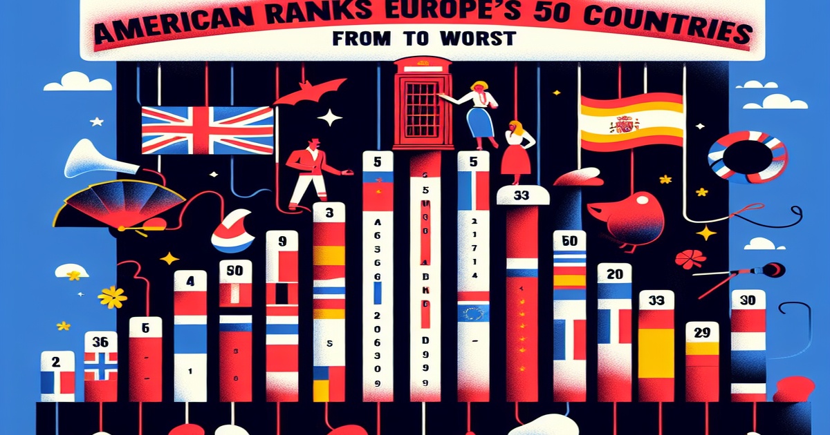 Main image to the post Ranking of European Countries by "From Here to There" YouTube Channel