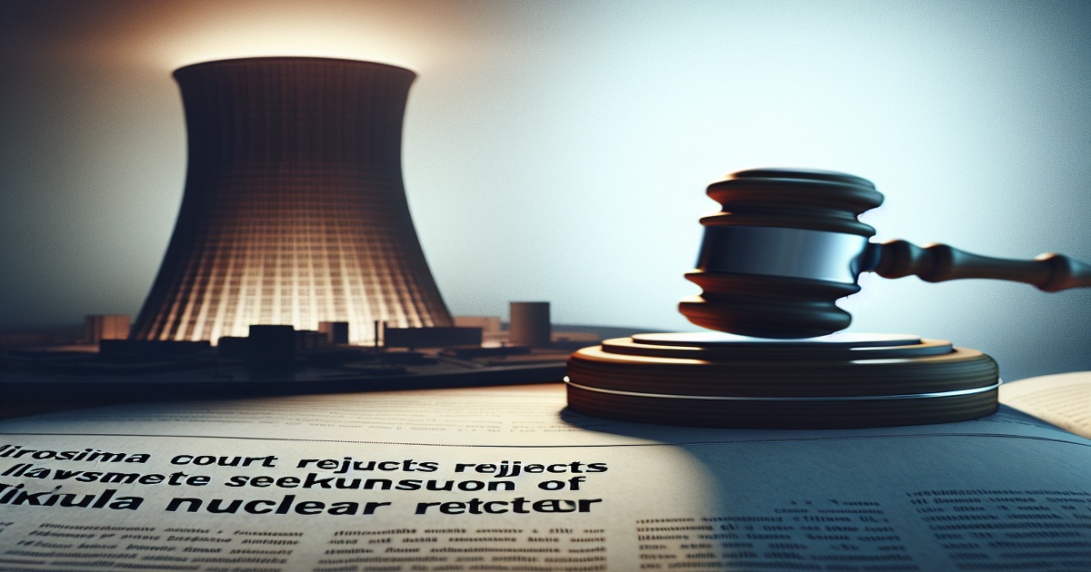 Main image to the post Hiroshima Court Rejects Lawsuit Seeking Shutdown of Ikata Nuclear Reactor
