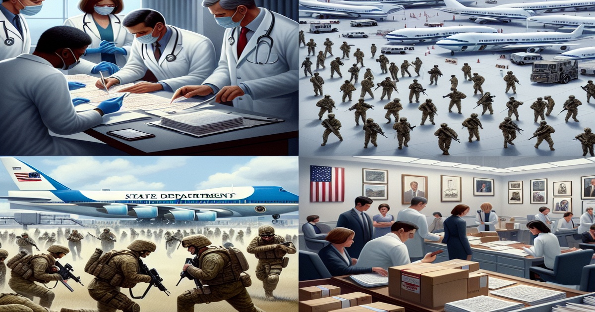 Main image to the post Medical Investigations, Airport Assault, Military Drills, and State Department Layoffs