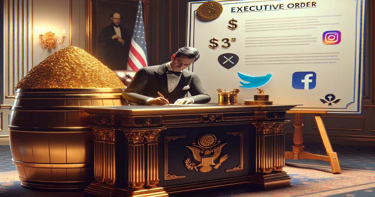 Main image to the post Trump Signs Executive Order to Establish US Sovereign Wealth Fund for Potential TikTok Acquisition