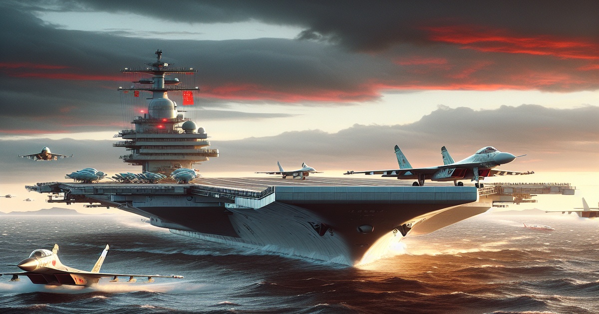 Main image to the post Chinese Aircraft Carrier Liaoning Expels Foreign Fighters During Patrol in Western Pacific