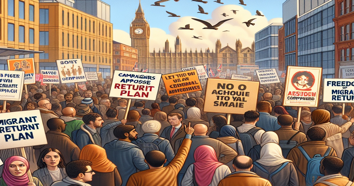 Main image to the post Campaigners Oppose Keir Starmer's Controversial Migrant Return Plan