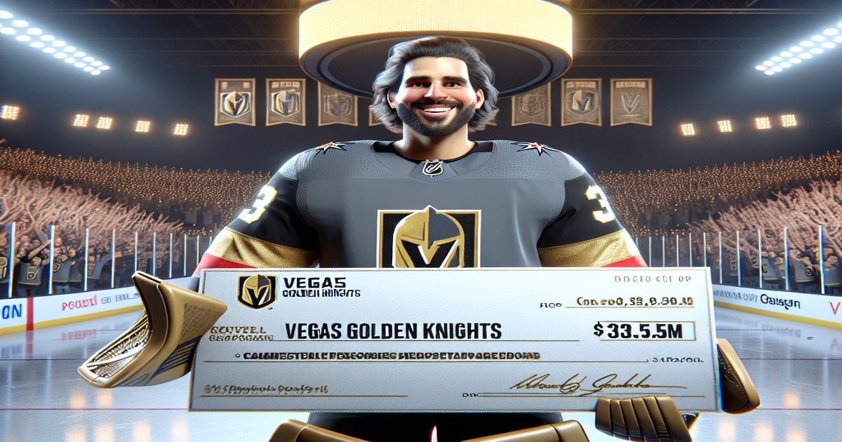 Main image to the post Vegas Golden Knights Reward Goaltender Adin Hill With $37.5M Contract Extension