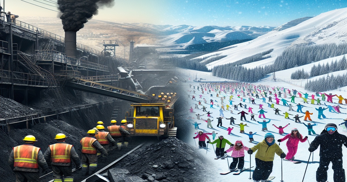 Main image to the post From Coal Mines to Ski Slopes - A Story of Environmental Restoration and Economic Diversification