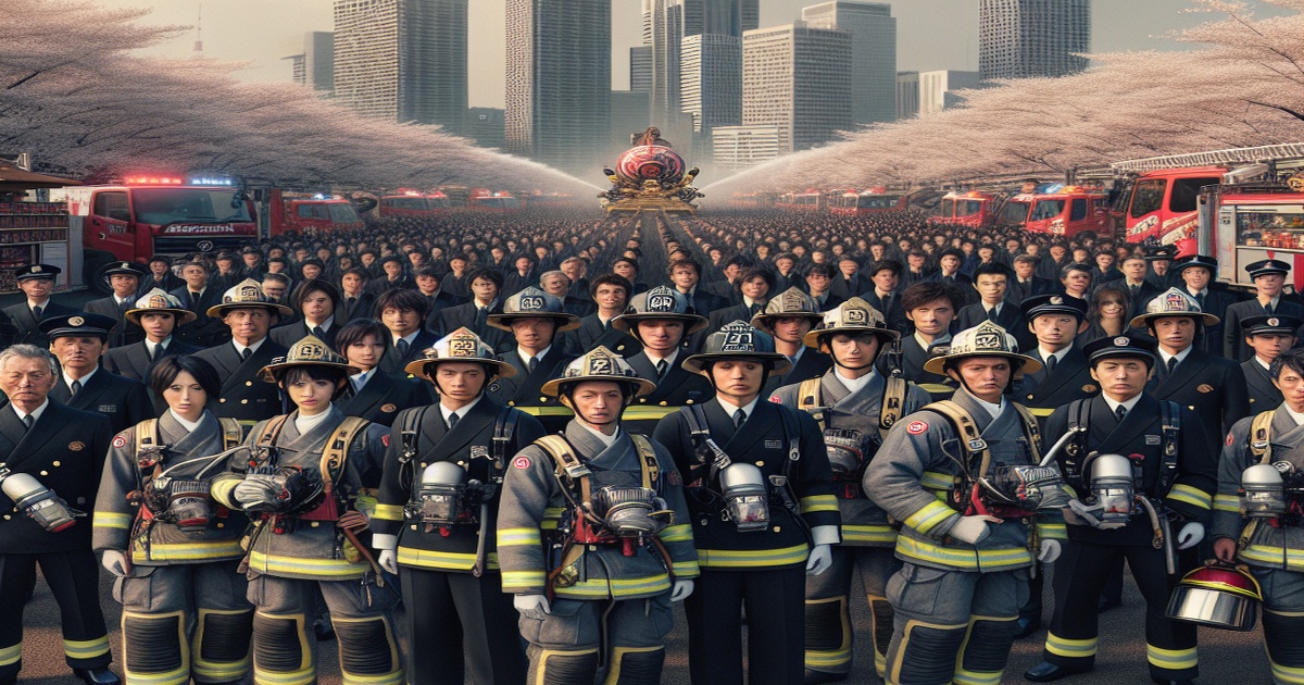 Main image to the post Tokyo Firefighters Showcase Skills and Tradition at Annual Dezomeshiki Festival