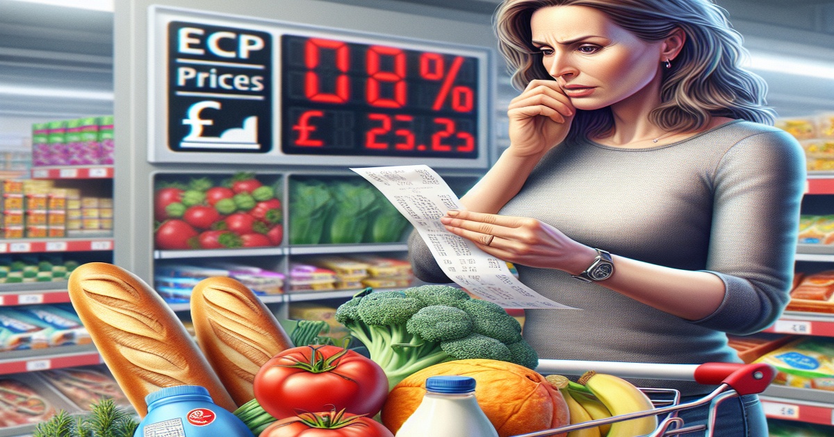 Food Price Inflation in UK Hits 18-Month High, Adding Pressure on Households