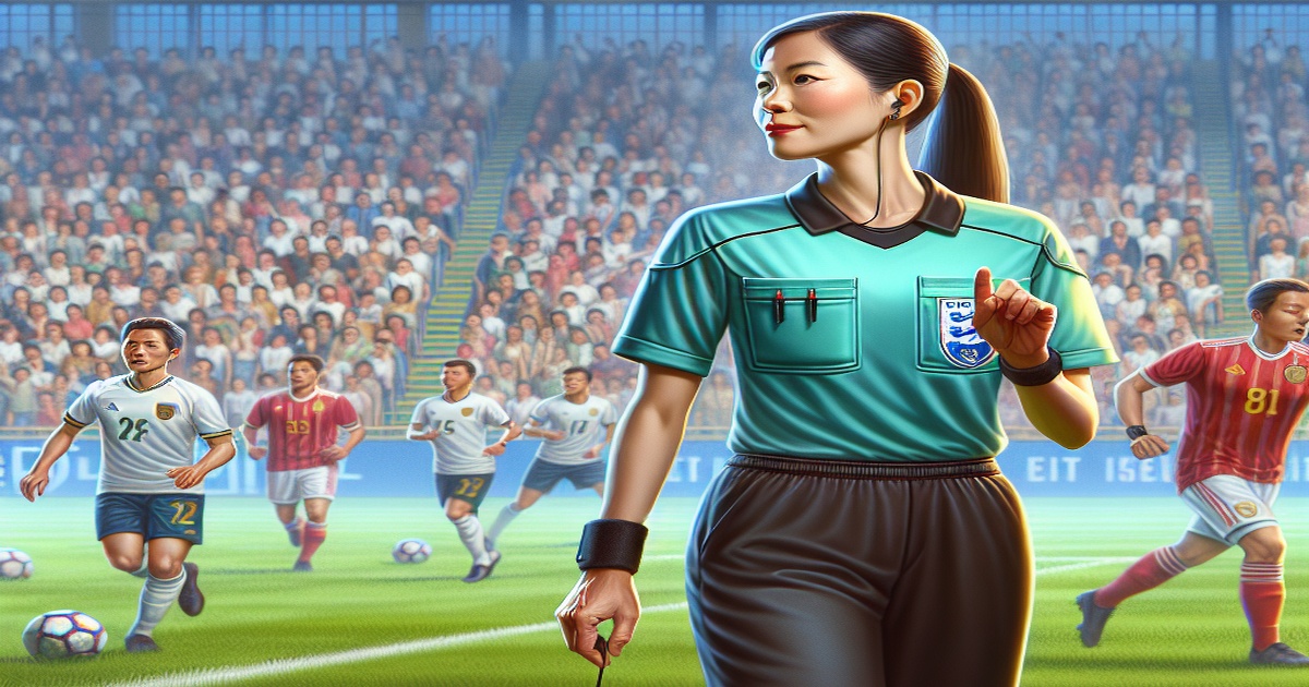 Main image to the post Xie Lijun Makes History as First Woman to Officiate in Chinese Super League