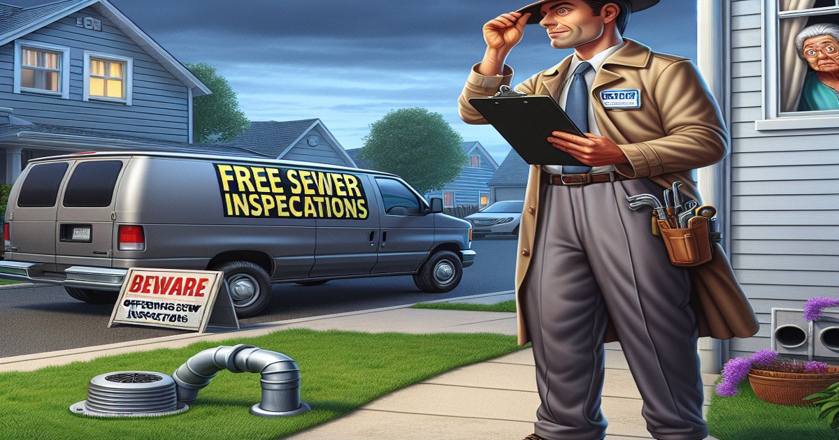 Main image to the post Beware of Imposters Offering Free Sewer Inspections