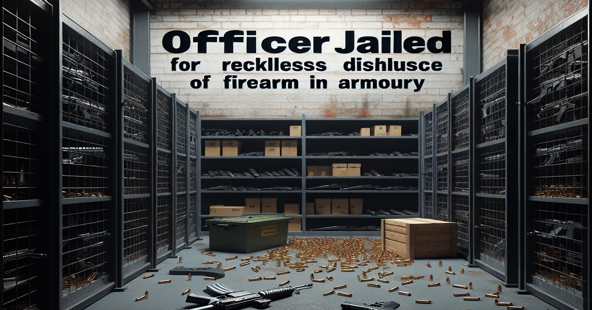 Officer Jailed for Reckless Discharge of Firearm in Armoury