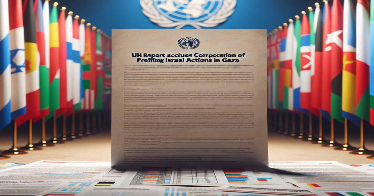Main image to the post UN Report Accuses Corporations of Profiting from Israeli Actions in Gaza