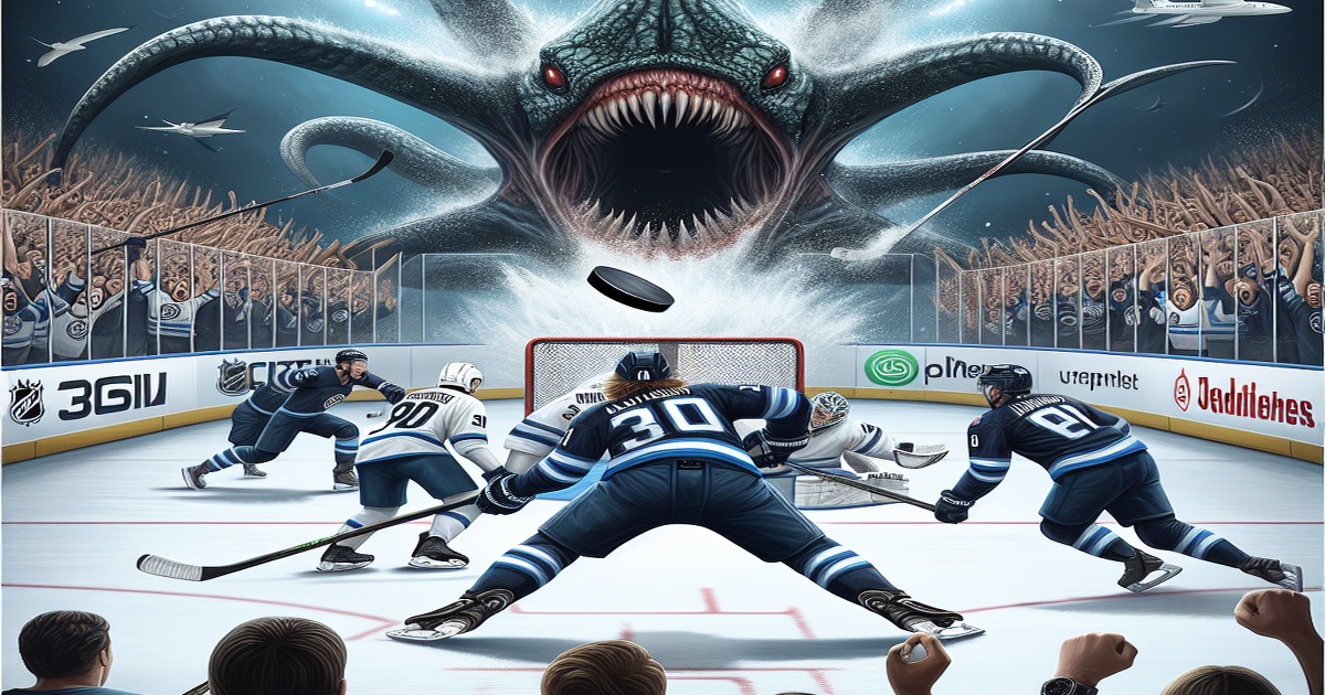 Main image to the post DeMelo's Late Goal Lifts Jets to Victory Over Kraken