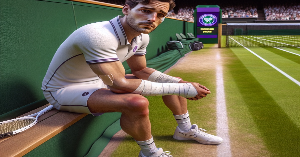 Main image to the post Sinner Cancels Practice at Wimbledon Due to Elbow Injury