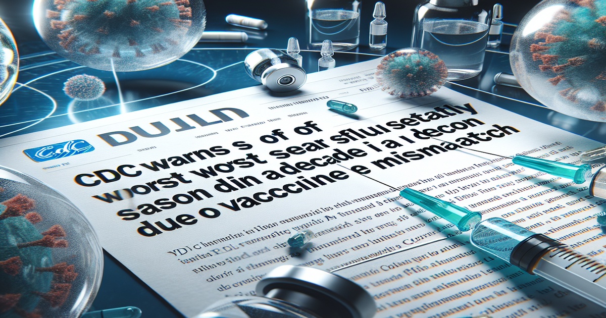 Main image to the post CDC Warns of Potentially Worst Flu Season in a Decade Due to Vaccine Mismatch