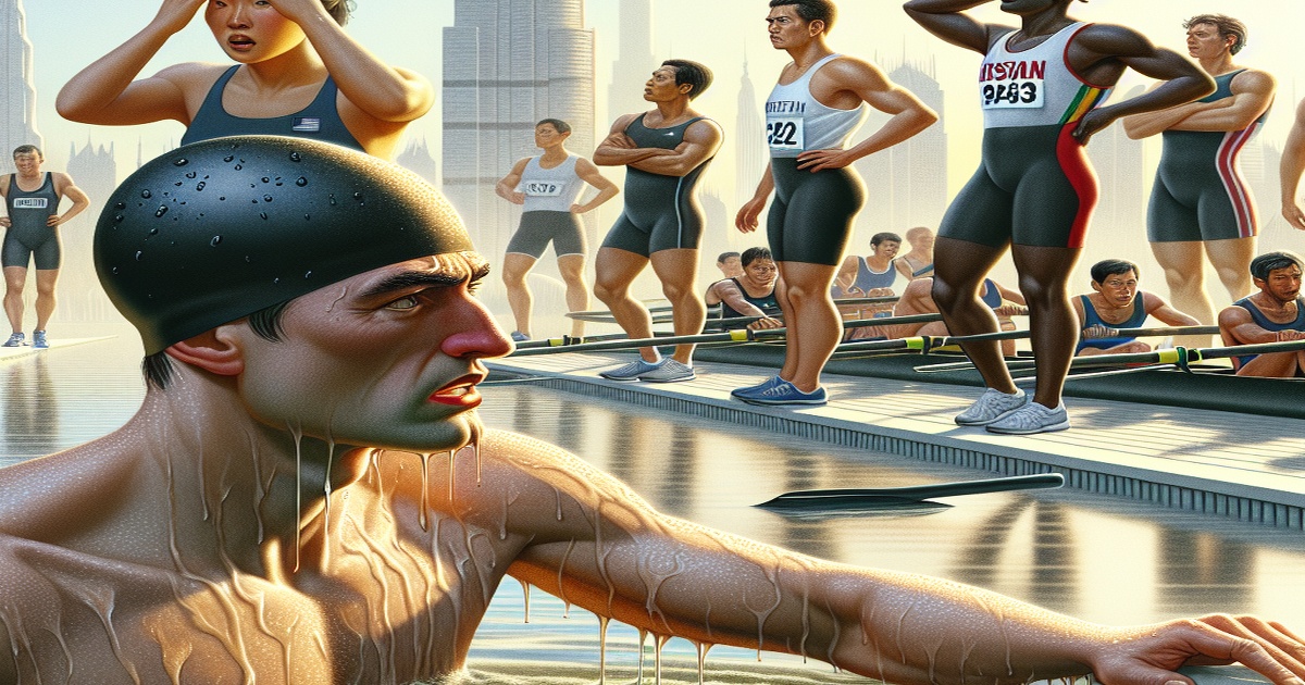 Main image to the post Athletes Battle Heat and Water Quality Concerns Lead to Race Delays