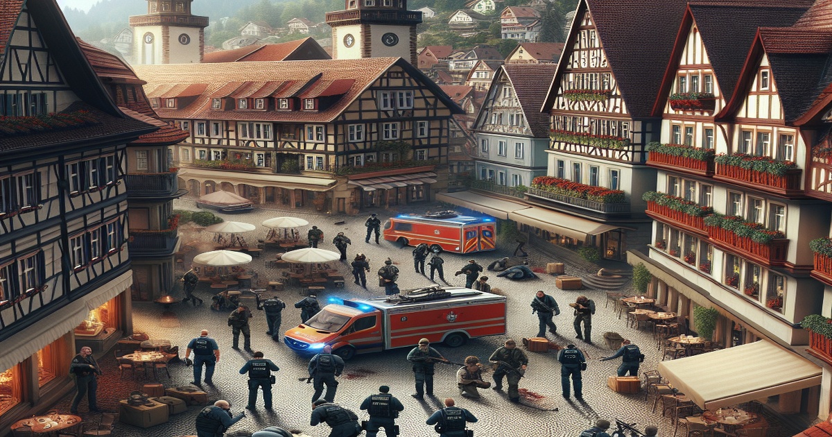 Main image to the post Manhunt Underway After Double Homicide in German Spa Town