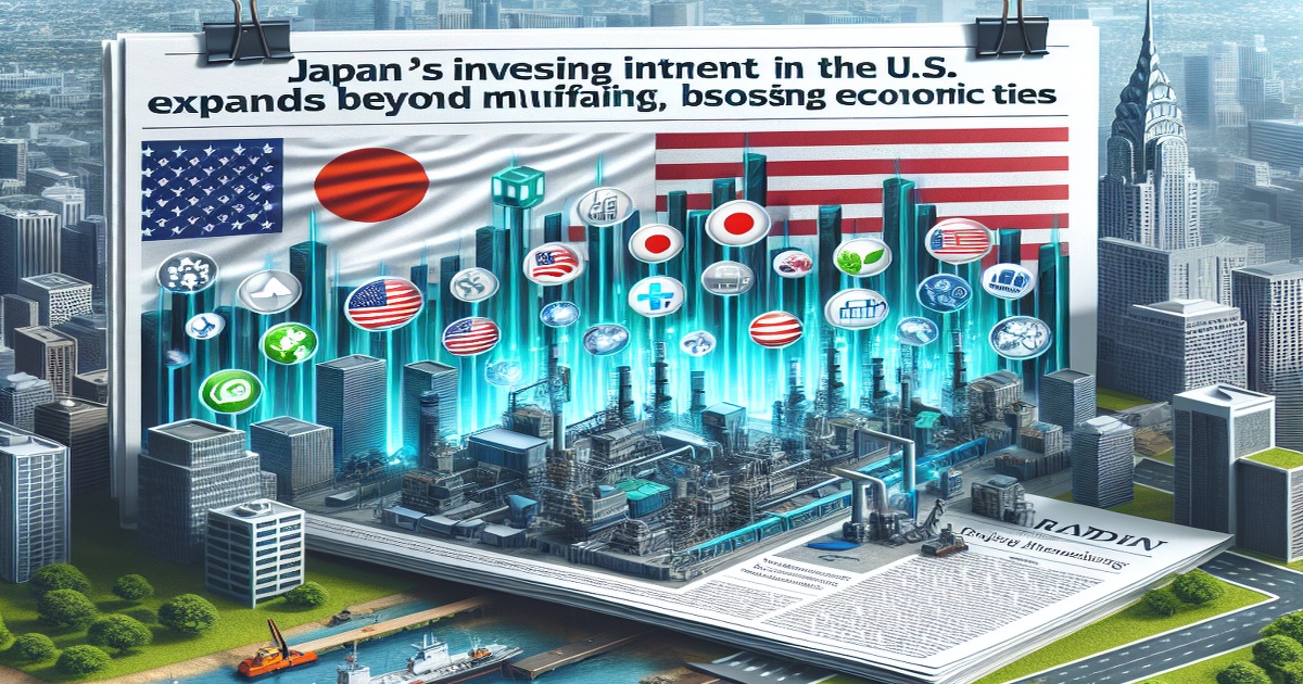Main image to the post Japan's Investment in the U.S. Expands Beyond Manufacturing, Boosting Economic Ties