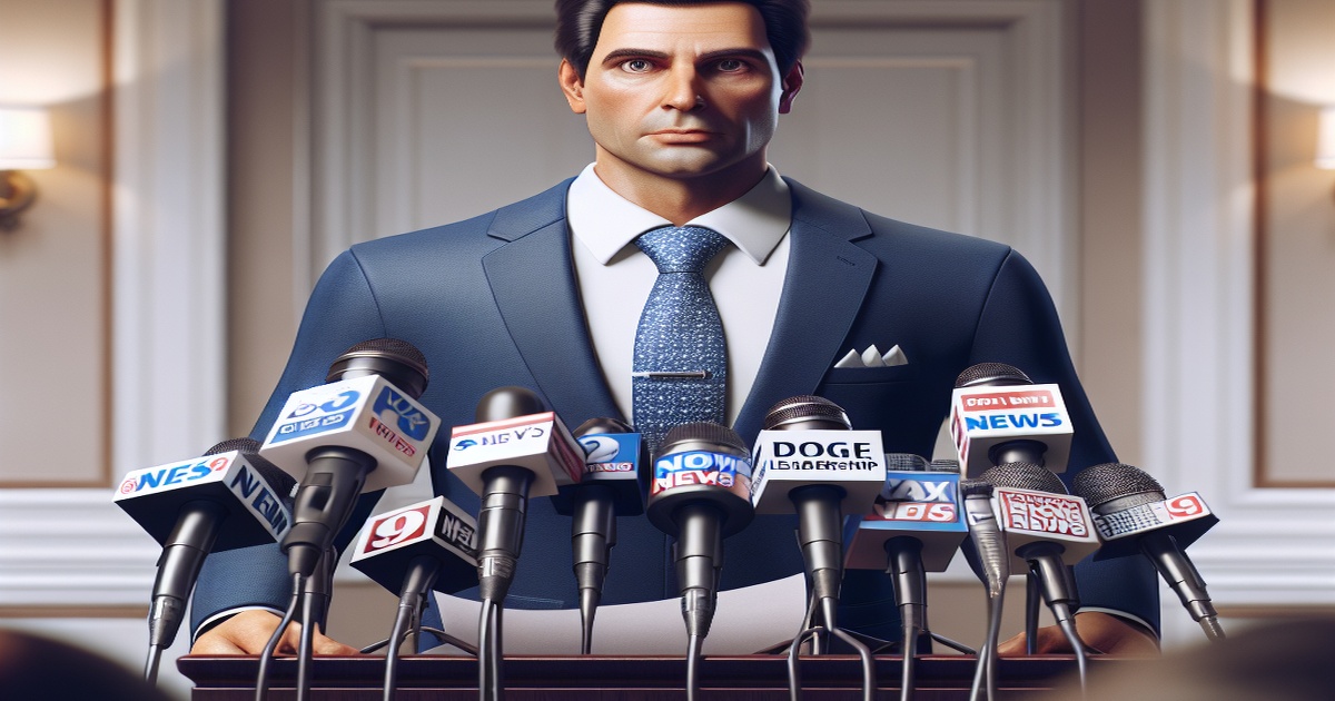 Main image to the post White House Press Secretary Defends DOGE Leadership Amid Media Scrutiny
