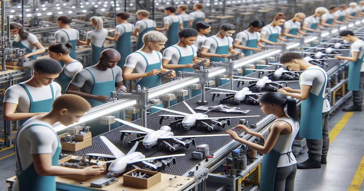 Russian Factory Shows Teenagers Making Drones for Ukraine Attacks