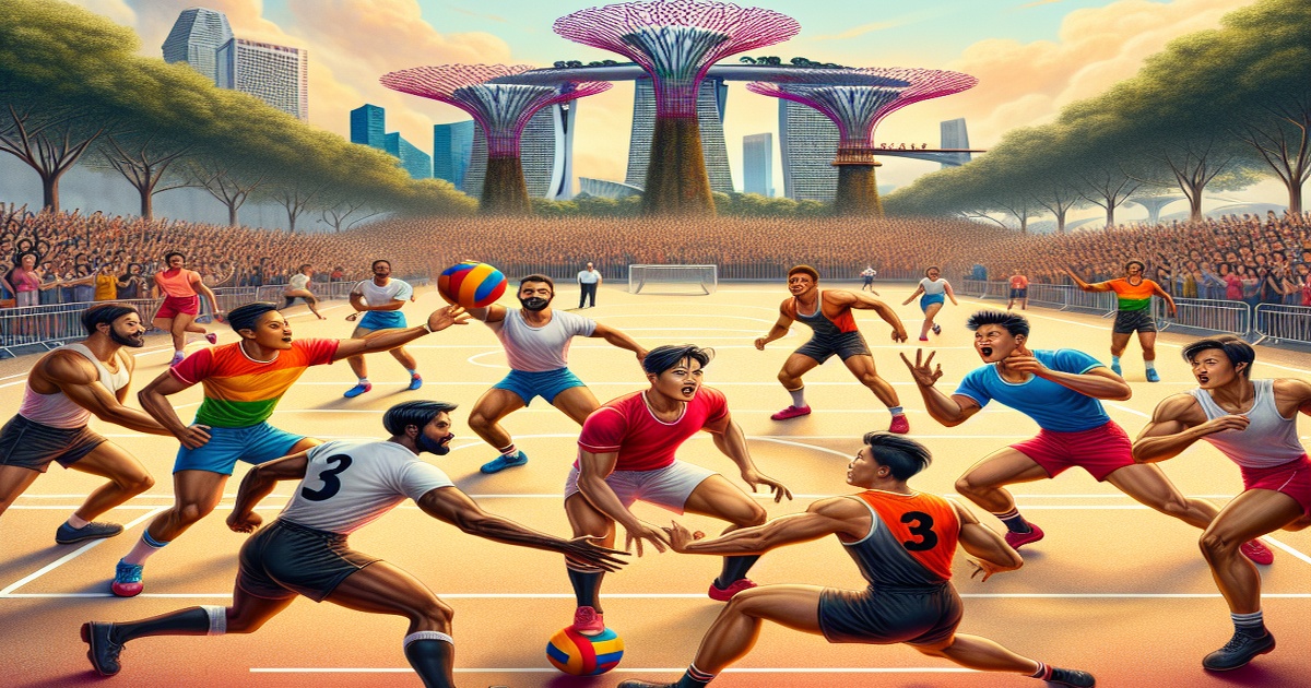 Main image to the post Kho Kho Makes Historic Debut in Singapore, Promoting the Growth of Indigenous Sport