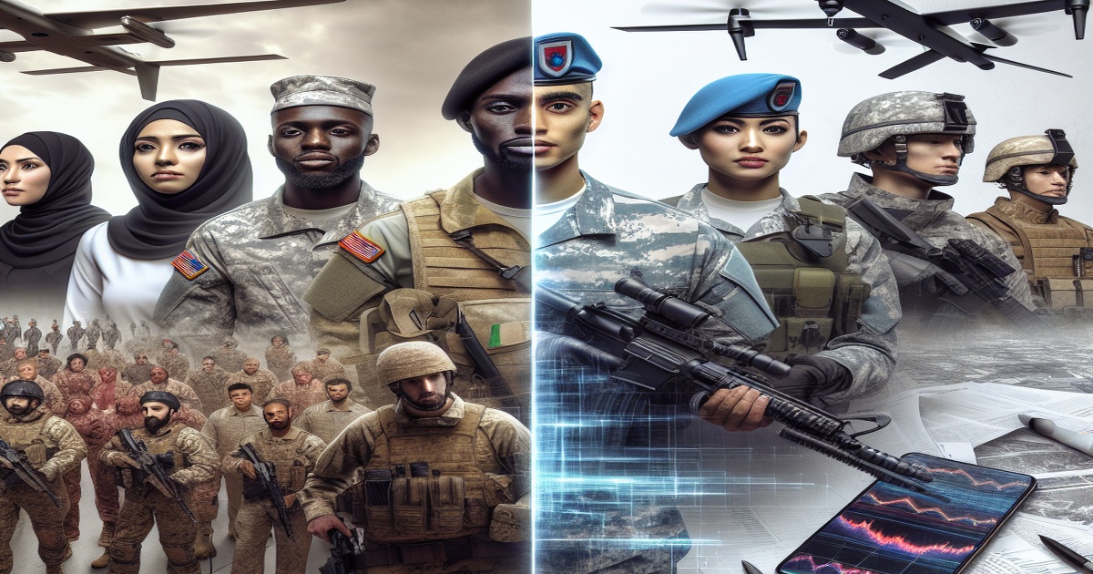 Main image to the post Can Foreign Migrants Fill the Ranks, or Will Drones and Cyberattacks Define the Future of Warfare?