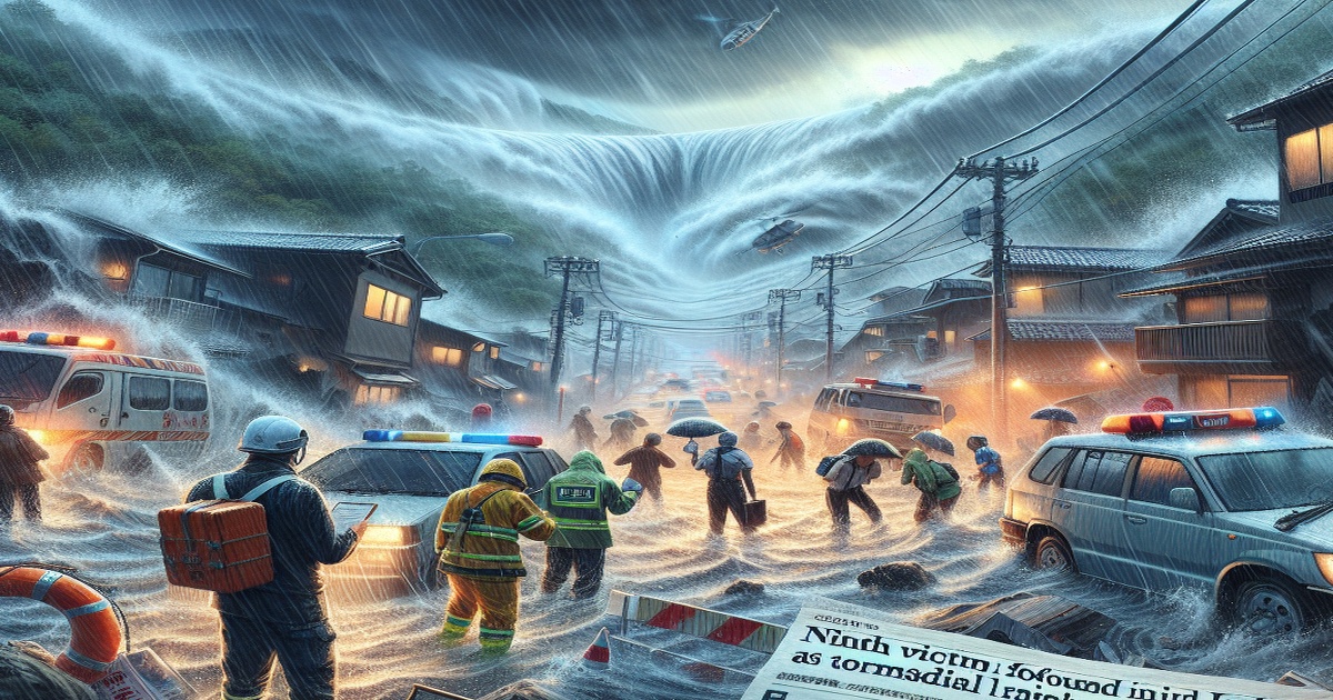 Main image to the post Ninth Victim Found in Ishikawa as Torrential Rain Pummels Noto Peninsula