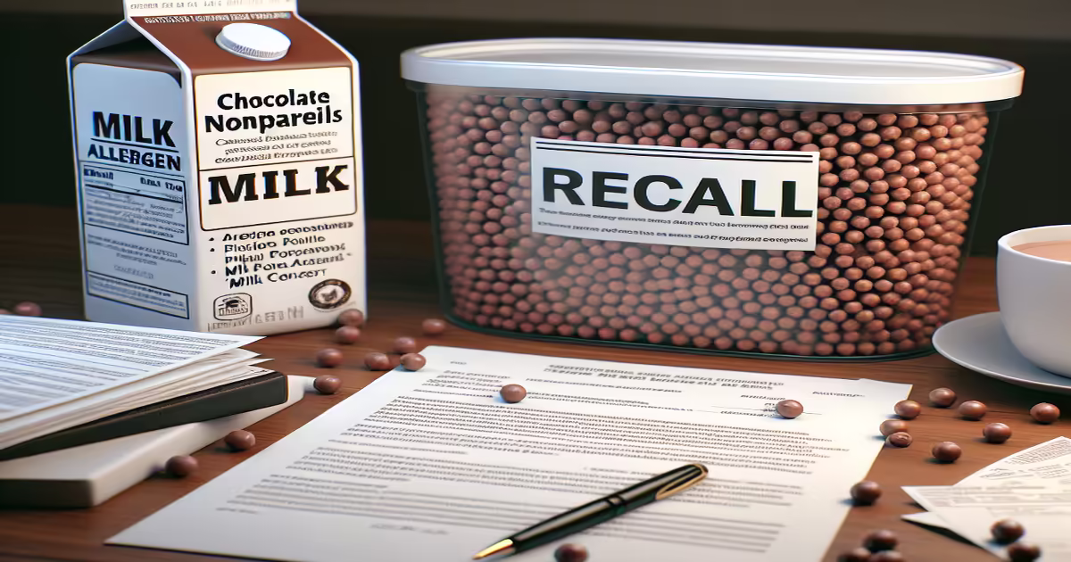 Main image to the post Weaver Nut Company Issues Recall of Chocolate Nonpareils Due to Milk Allergen Concerns