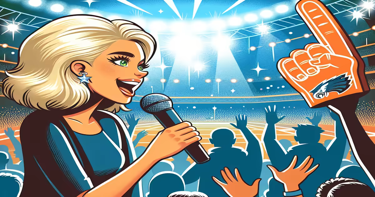 Main image to the post Taylor Swift Supports Boyfriend Travis Kelce at Super Bowl 58