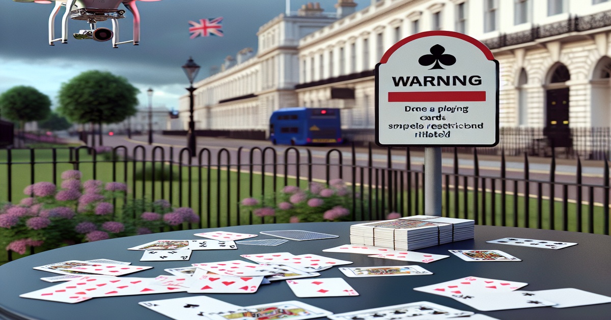 Main image to the post Playing Card and Drone Restrictions Lead to UK Government Warning