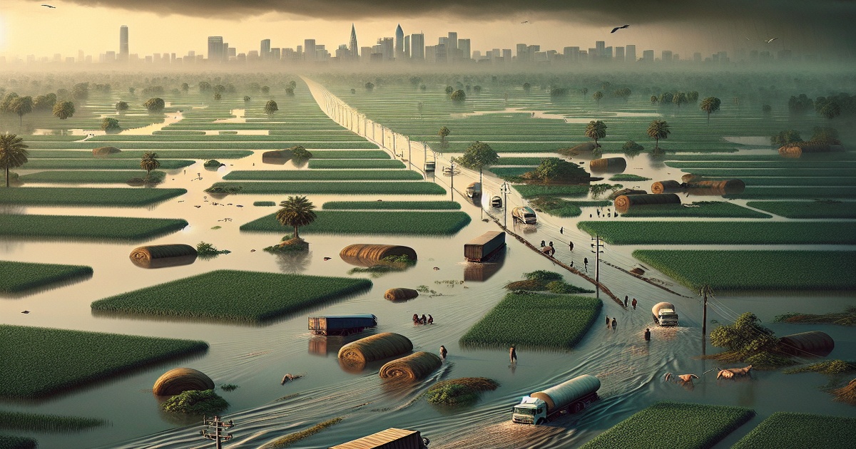 Flooding in Punjab Disrupts Food Supply to Lahore, Causing Price Surge