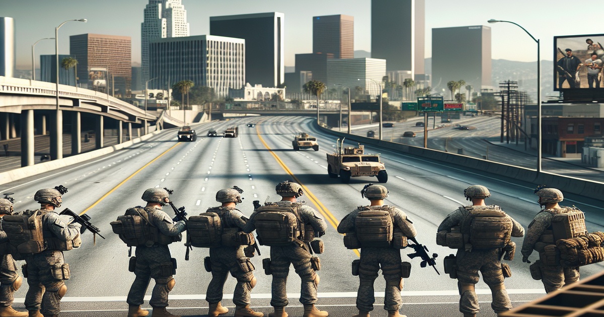 Main image to the post Marines Deployed to Los Angeles on Standby Amid Ongoing Protests