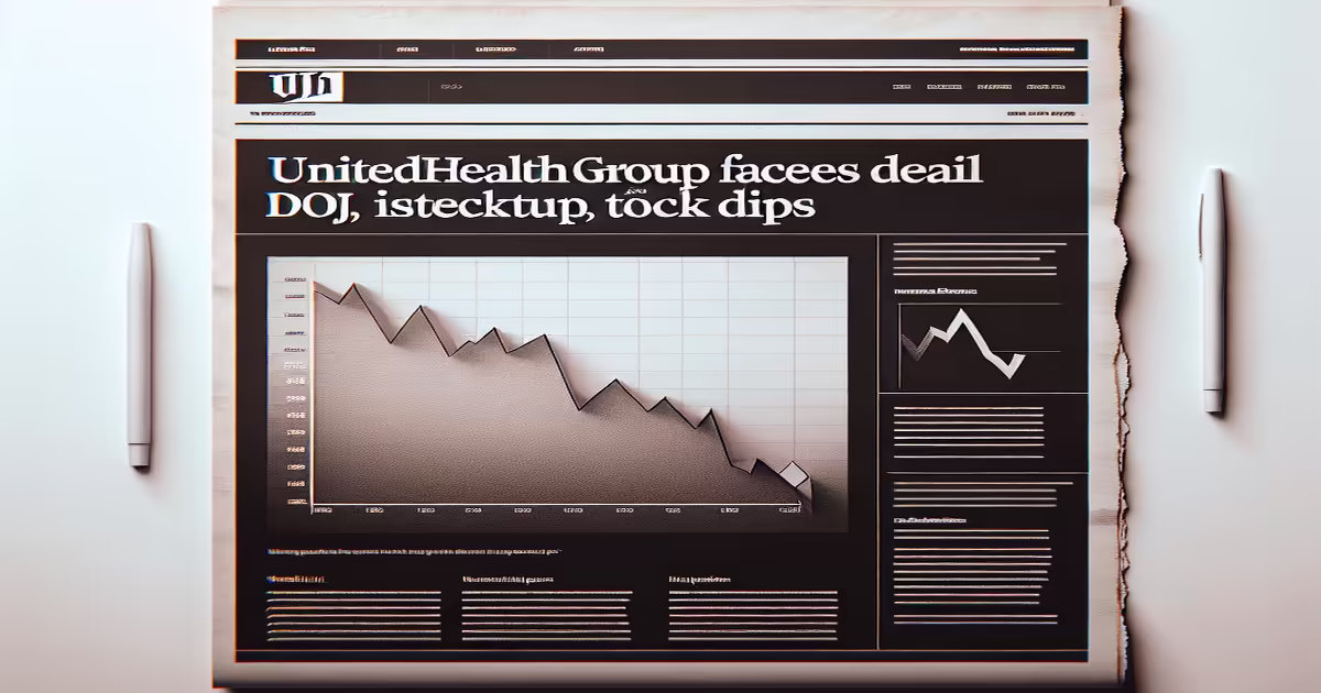 UnitedHealth Group Faces DOJ Investigation, Stock Price Dips