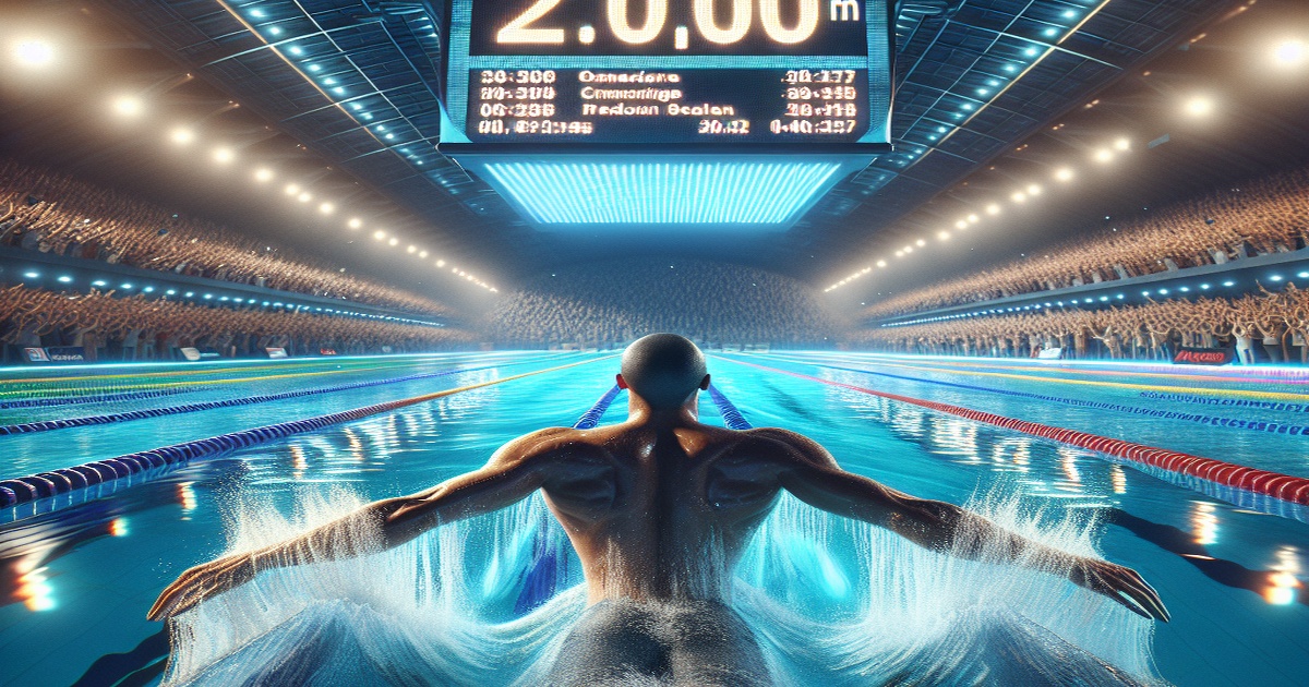 Main image to the post Leon Marchand Shatters 200m Medley World Record in Singapore, Surpassing Lochte's Mark