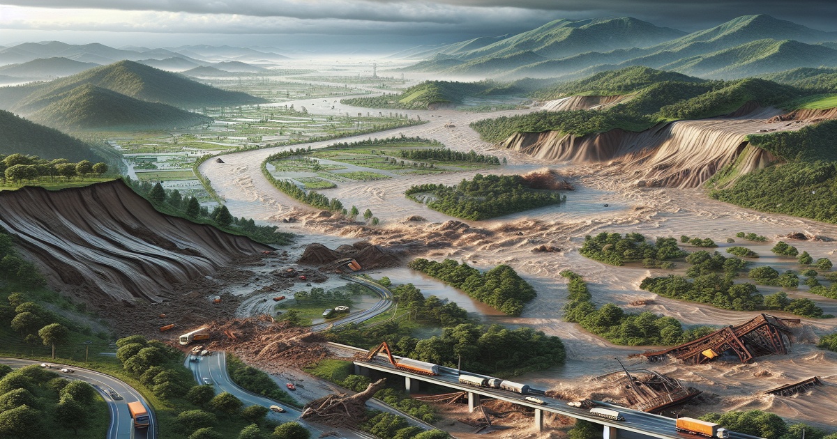 Main image to the post Landslide and Flooding Disrupts Southern China, Impacts Transportation