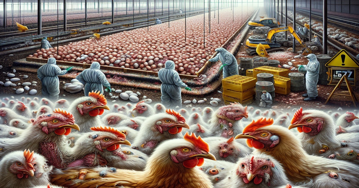 Main image to the post "Bird Flu Outbreak Leads to Culling of Millions of Poultry Birds and Rising Egg Prices"